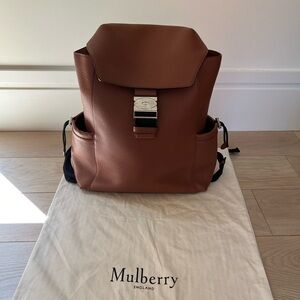 Mulberry Postman Buckle leather backpack